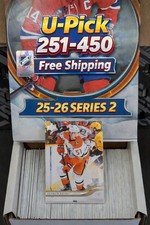 🏒 2025-26 Upper Deck Series 2 Base Cards 251-400 U Pick / FREE SHIPPING! 🏒