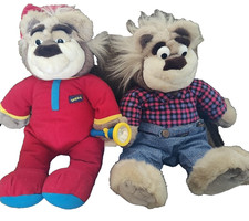 Set of 2 Vintage Bubba, the Talking Bedtime Bubba Bear. TYCO 1997. Used