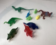 Lot Of 9 Assorted Dinosaurs Mini s Assorted Colors