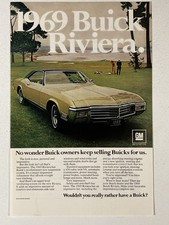 1969 Buick Riviera Print Ad No Wonder 1969 Buick Riviera Print Ad No Wonder