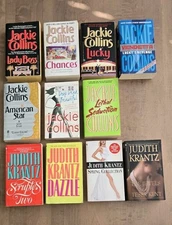 Lot of 11 by Jackie Collins / Judith Krantz Books
