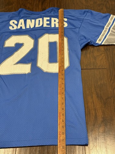 Barry Sanders Detroit Lions Champion NFL Trikot Größe 40 Vintage - Bild 13 von 14