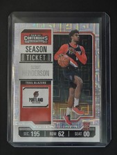 Scoot Henderson RC 2023-24 Panini Contenders Basketball Season Ticket #27 [3hk
