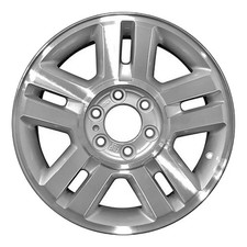 18x7.5 5 Double Spoke Aluminum Wheel Painted Textured Light Silver 560-03559