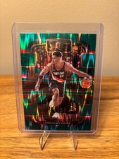 2023-24 Panini Select Toumani Camara #81 Green Shock Prizm RC Trail Blazers