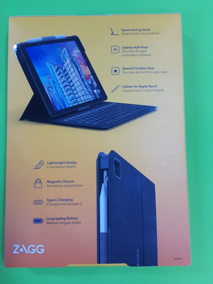 ZAGG - Messenger Folio 2 Keyboard & Case Apple iPad 7th-9th gen I pad air 3rd - Image 2 of 3