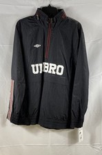 Umbro Męska kurtka anorak Premier U-Grind czarny sweter wiatrówka nowy z metką M