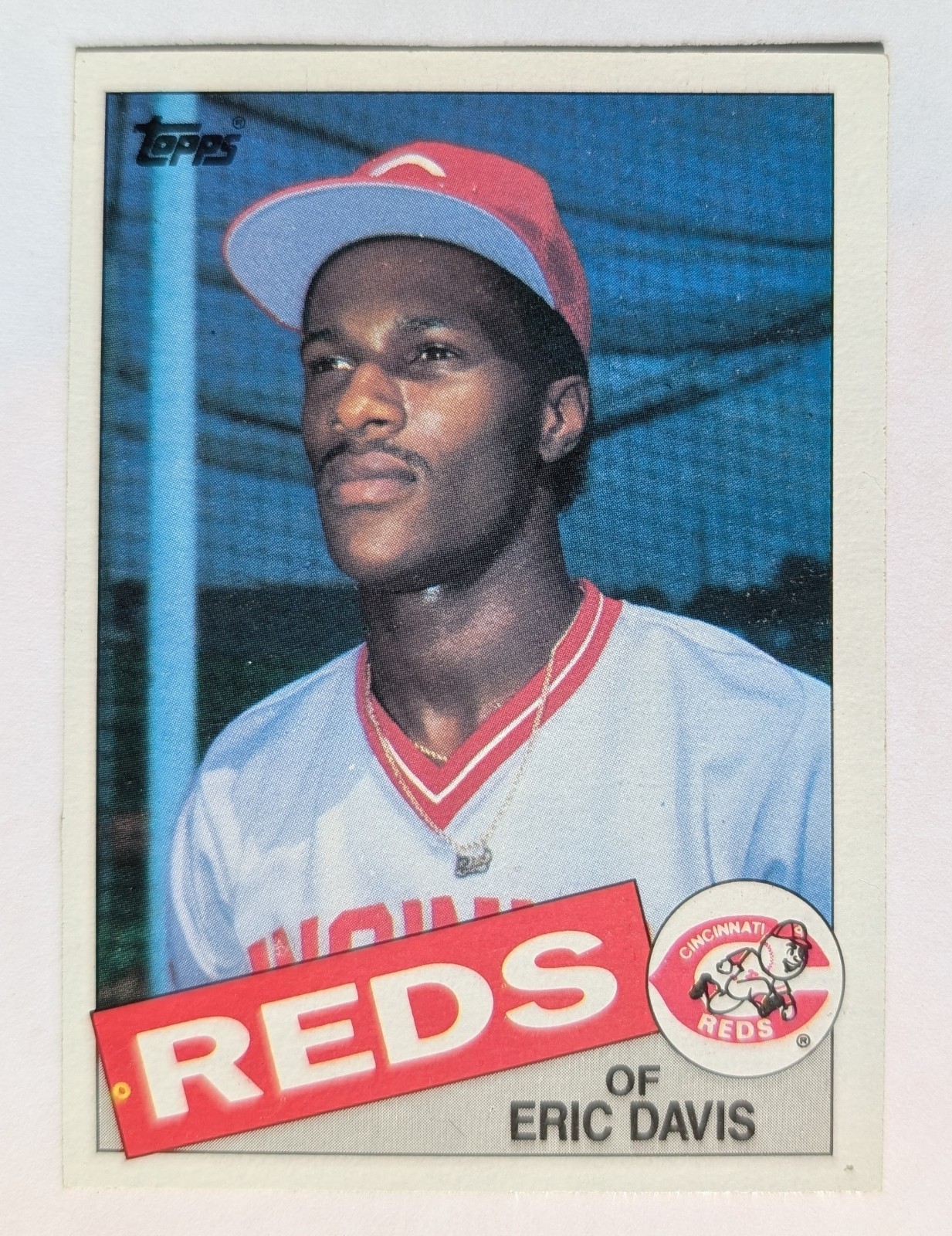 1985 Topps- Eric Davis #627 RC- Cincinnati Reds- NM