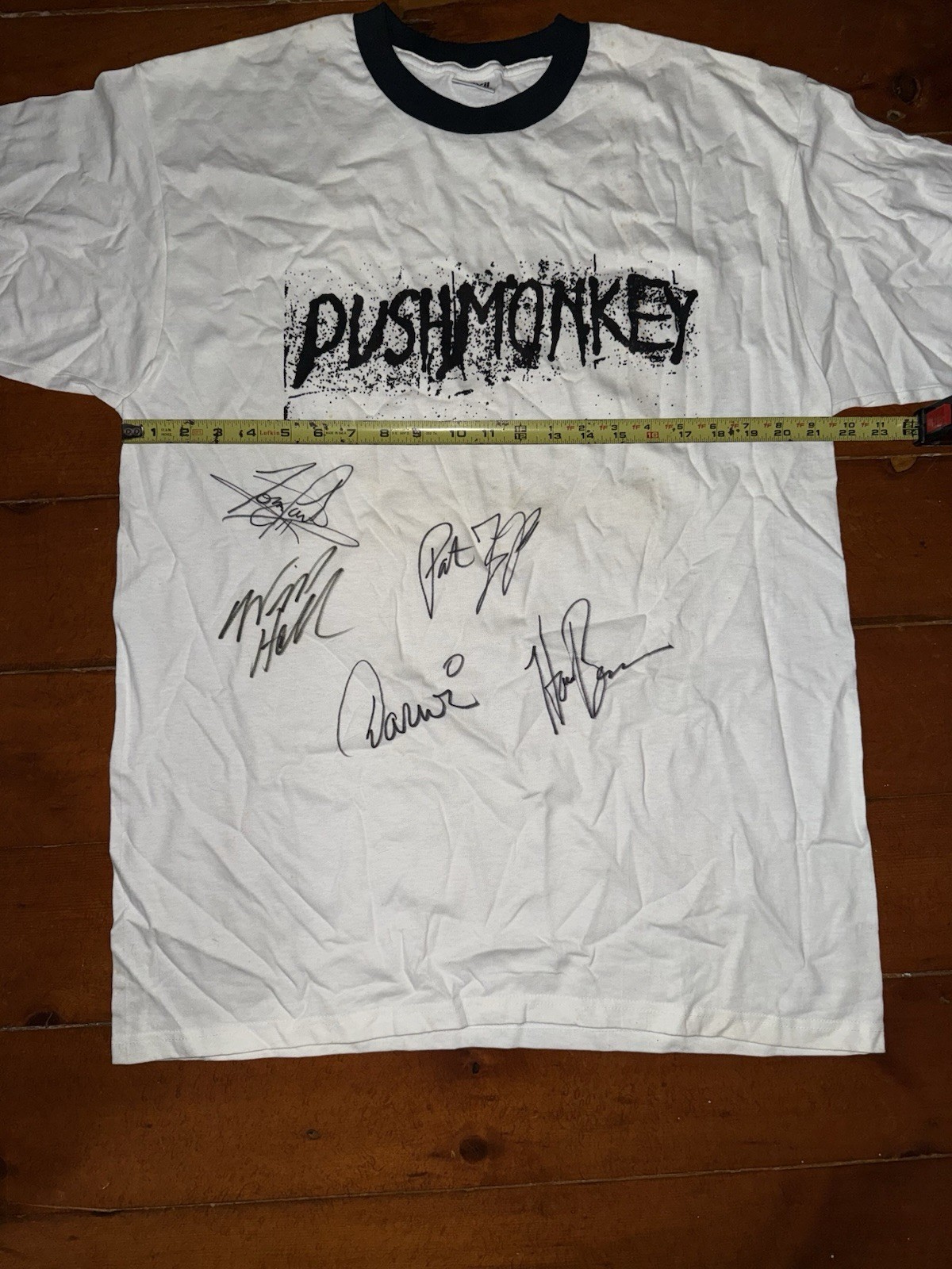90s pushmonkey tee with cd both signed - image 6