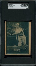 1931 W517 #39 Lefty Grove A's SGC Authentic LOOK! SV