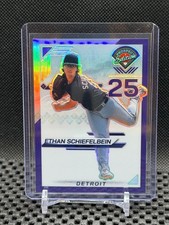 Ethan Schiefelbein 2025 Prospect Edition Holo Prospect Ticket Purple #68/99