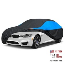 Waterproof Car Cover All Weather A3-Fit Sedan Length 178-185 inch Blue