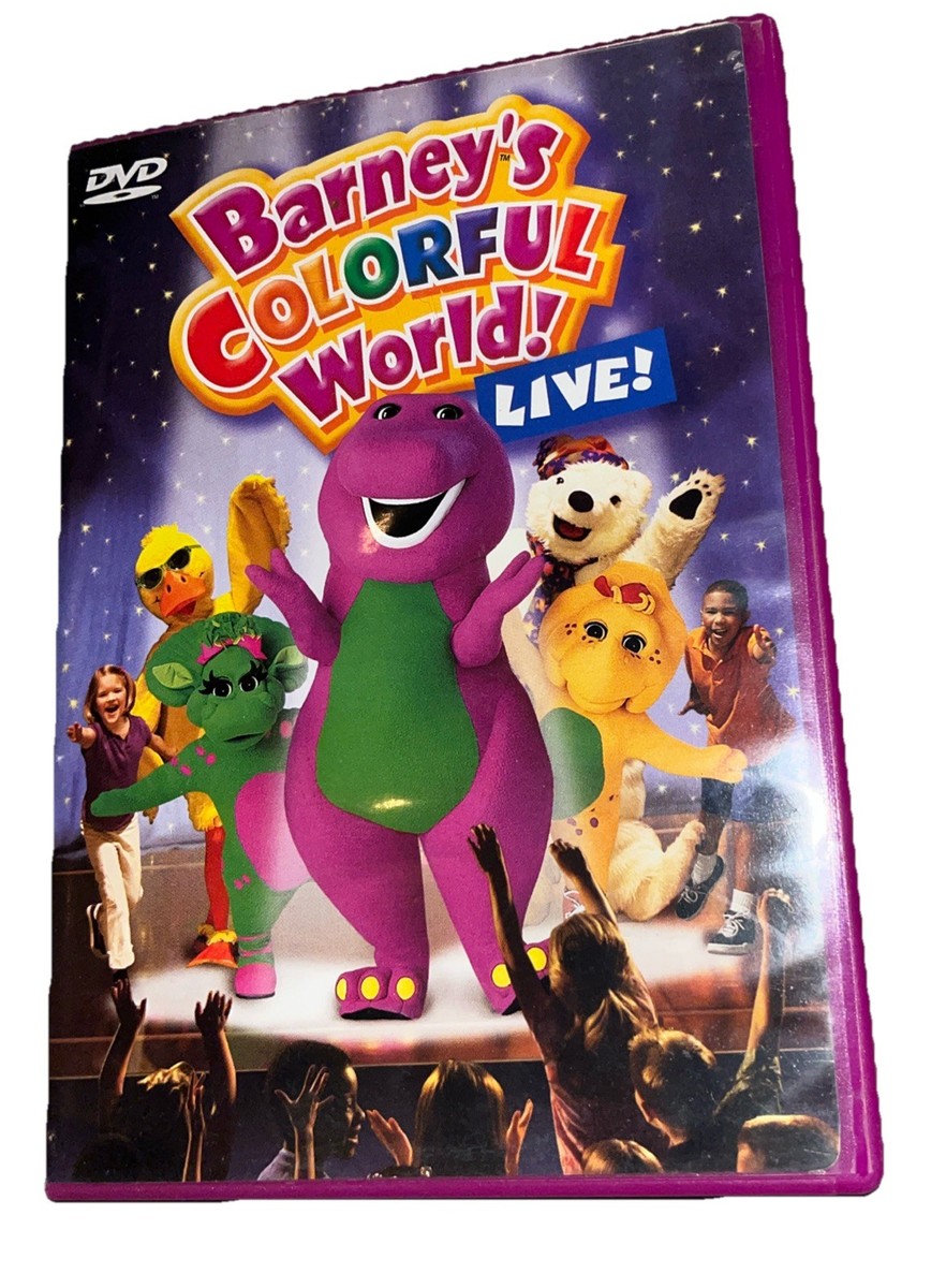 Barney's Colorful World Live DVD, 2004 Special Features And 24 Tee