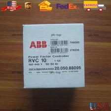1PCS New ABB RVC-10 RVC10-1/5A Power Factor Controller In Box US Free TAX