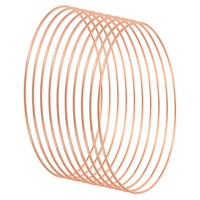 9,8 Zoll TraumfäNger Ringe, 10 StüCk Metall Makramee Kranz Blumen Rundring Reife