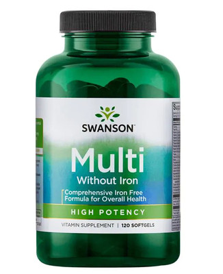 Swanson Premium - Multi ohne Eisen + hohe Potenz,120 Kapseln