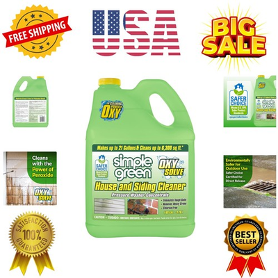 #ad Oxy Solve House and Siding Pressure Washer Cleaner Removes Stains from Mold... $66.99