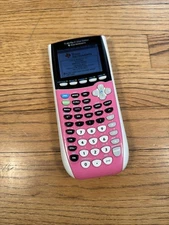 Texas Instruments TI-84 Plus C Silver Edition Graphing Calculator Pink -No Cover