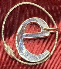 Ganz Initial   e   Key Chain New Retro 00  s EA1.3