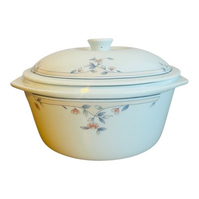Princess House Melodie Deckelterrine feines Porzellan - Durchmesser 19 cm Höhe 12,5 cm