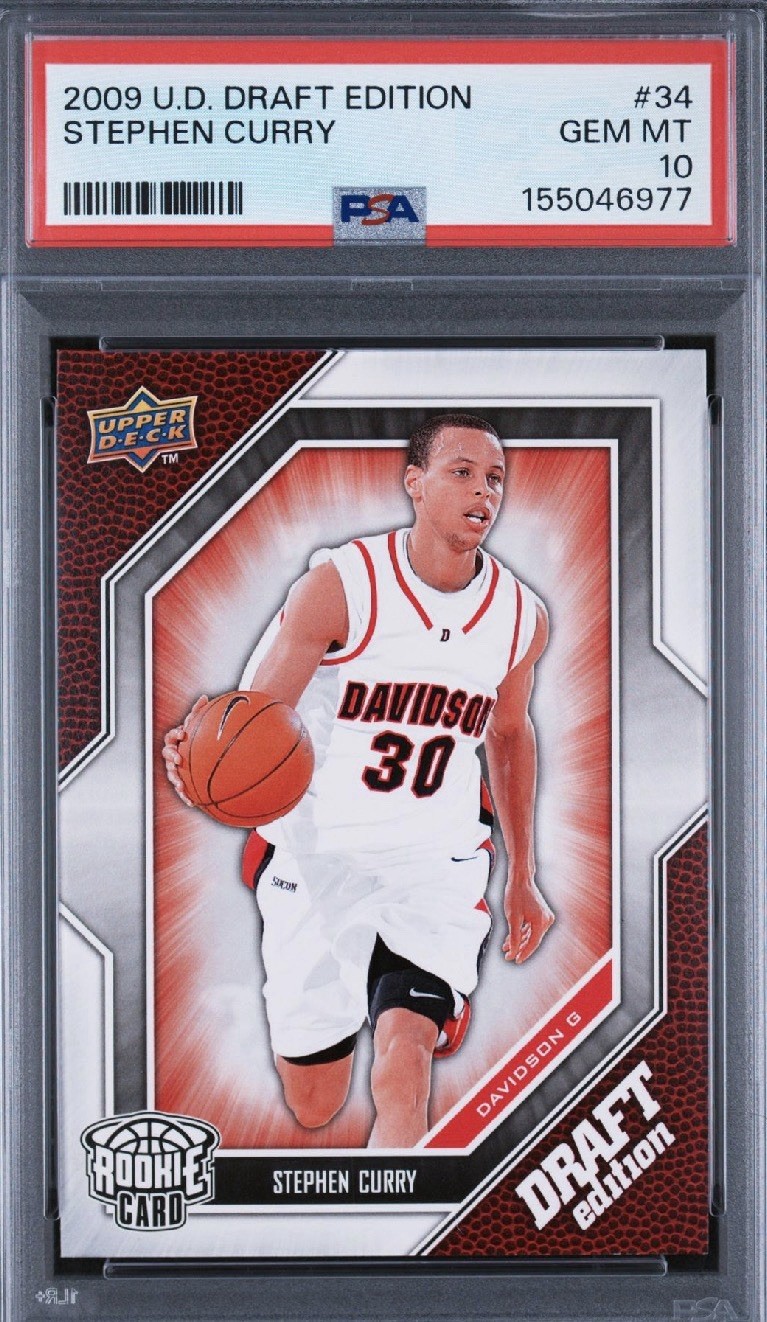 2009-10 Upper Deck Draft Edition - #34 Stephen Curry Upper Deck (RC). PSA Gem 10