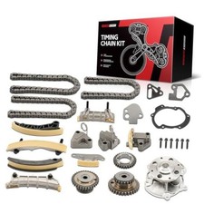Engine Timing Chain Kit with Water Pump Compatible with 12633452