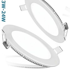 1-40 PCS 9W 12W 15W 18W 24W LED Recessed Ceiling Panel Down Lights Lamp Fixture