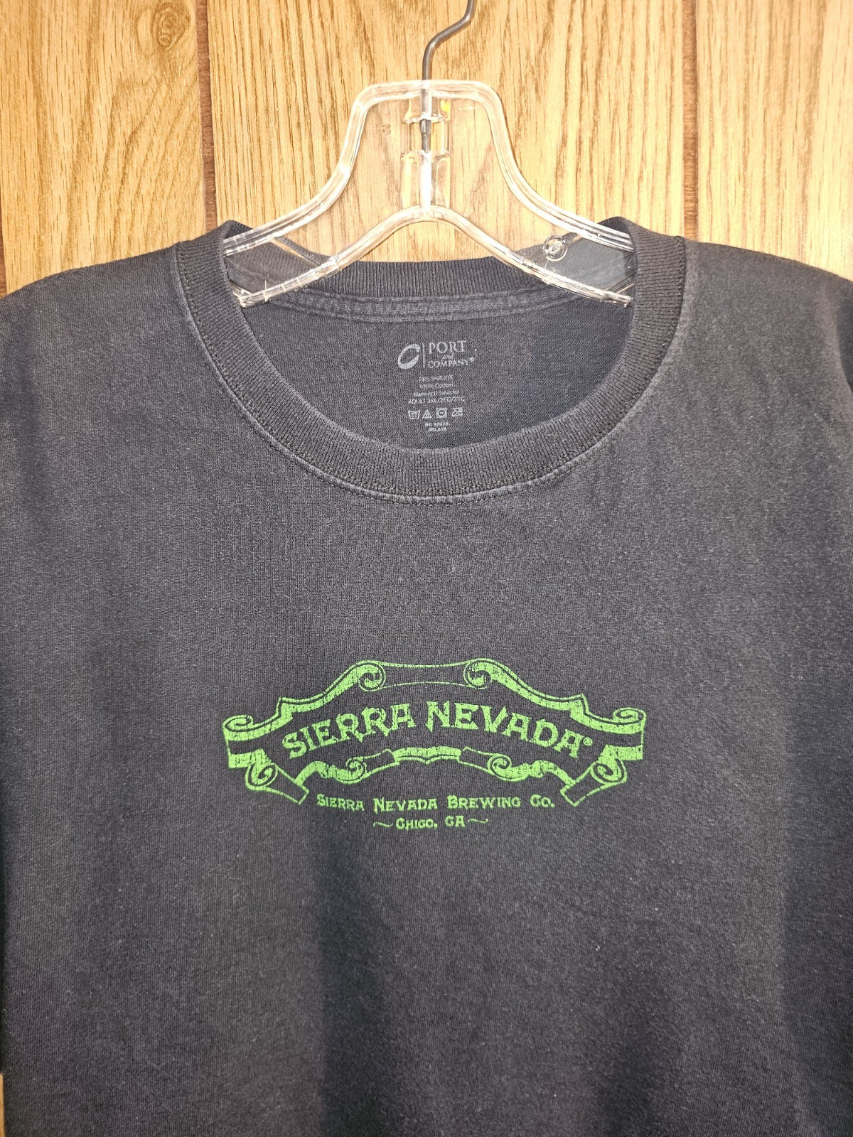 T-shirt Sierra Nevada Brewing - Noir, Taille S, Logo Distressed, Occasion Très Bon état