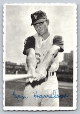 1969 Topps Deckle Edge - #3 Ken Harrelson | Boston Red Sox VG