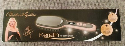 Christina Aguilera Kreatin Haarglätter Glättbürste Bürste Glättungsbürste Haar