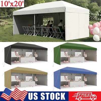 10'x20' Pop Up Canopy Commercial Instant Tent Outdoor Party Gazebo Shelter Shed