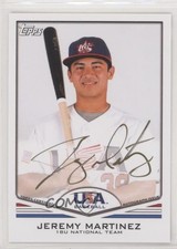 2011 Topps USA Baseball Team Gold Ink 1/25 Jeremy Martinez #USA-A57 Auto d0e