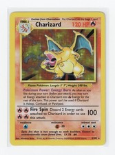 Pokemon Charizard 4/102 Set Base Holo Raro Illimitato MP 1999 WOTC Vintage