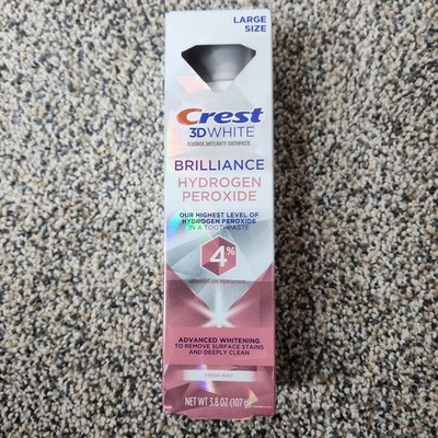 Crest 3D White Brilliance Hydogen Peroxide (3.8oz) exp /2025 New