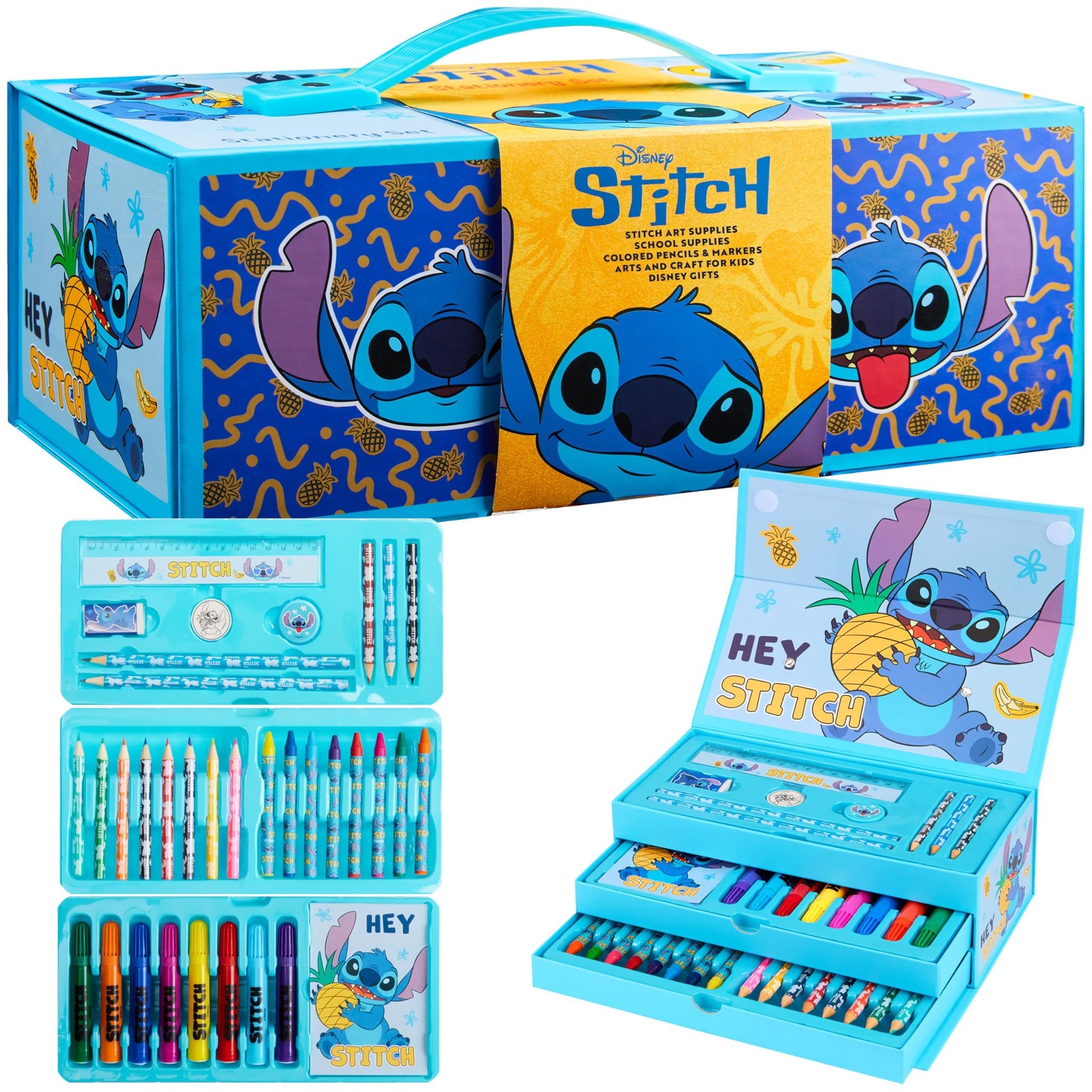 Disney Unisex Multicolor Stitch Stationary Set - Image 4
