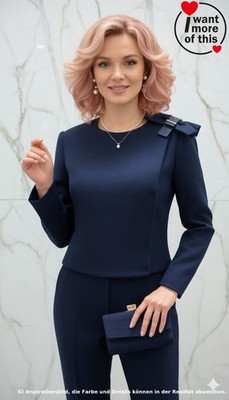 Elisabetta Franchi · Jacke Jacket · Lana Wool · IT 42 DE 36 · Giacca · Blau Blue