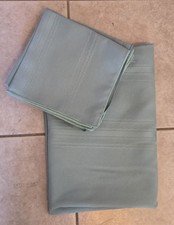 Tablecloth and 8 Napkins, Cotton/Poly, Medium Sea Green, 60 x 80