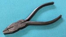 Early 1900's RED DEVIL No. 50-5" Mini-Size Side Cutting Pliers Ornamental Grips