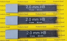 2.0 mm Mechanical pencil lead refill 36 pcs 90mm mechanical pencil