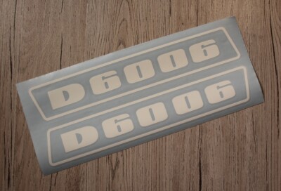 Deutz Aufkleber für Traktor D5006 Logo Emblem Sticker Label weiß (bis Deutz Aufkleber für Traktor D5006 Logo Emblem Sticker Label weiß (bis