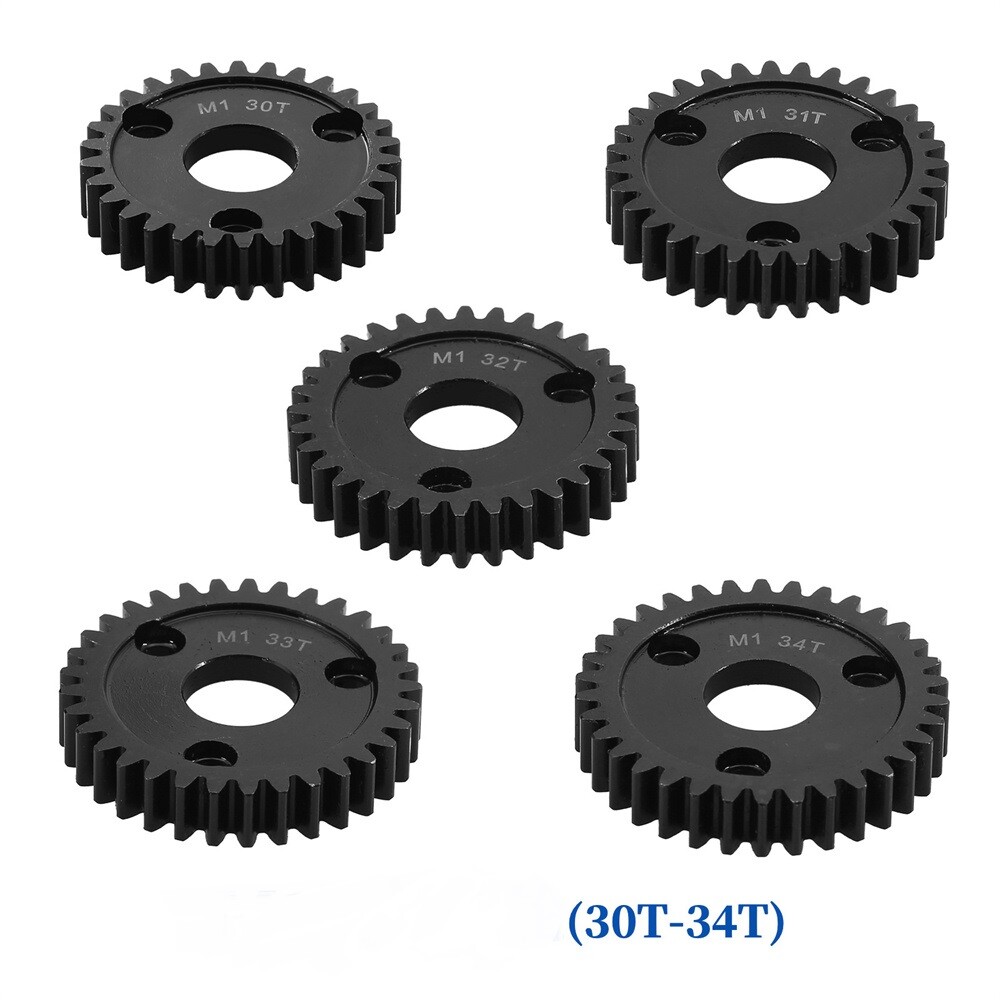 3er Set Mod 1 Ritzel 5mm – Gehärteter Stahl, 29/30/31 Zähne – Für Arrma, Traxxas, Axial RC-Autos