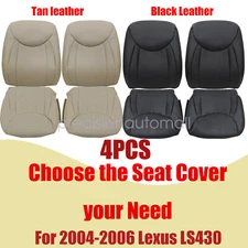 2004 2005 2006 For Lexus LS430 Driver Passenger 23Leather Seat Cover