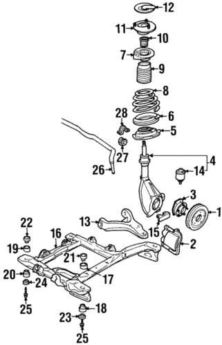 Aislante superior del marco de suspensión delantera para GM Chevrolet 1988-2001 (P/N 14088025)