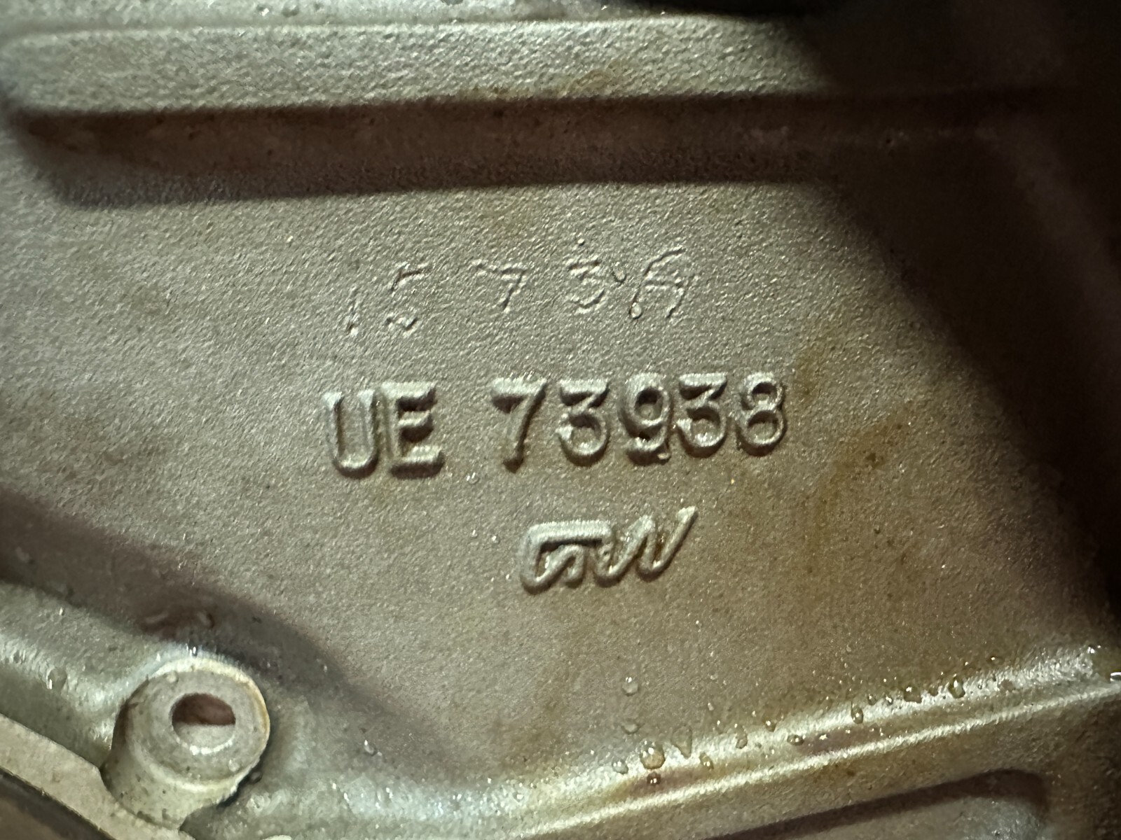 Bentley Brooklands 1994 6.8L V8 Rear Engine Timing Cover OEM
