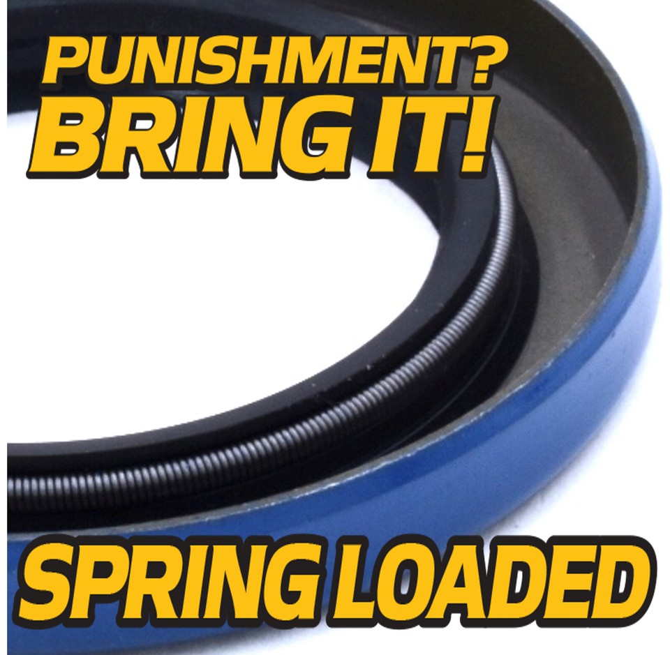 Fugedox 22333TB Double Lip Seals 2.250'', 3.371'' For 5200-7000lb Trailer Axles D42 Spindle (Qty 4) Replaces Dexter 10-36 Transcom 22333TB National 452920/482920 NOK AD3135E1/AD3135E0