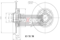 2X Maxgear 19-1969 Bremsscheibe FüR CitroËN Ds Peugeot
