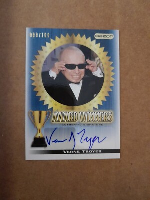 Verne Troyer /100 Autograph Card 2010 Razor Pop Century Mini Me Austin Powers 