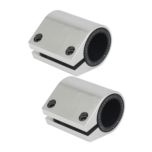 For Yamaha Banshee 1987-06 BILLET ALUMINUM 1" High Temp Duct Clamps Connector 2x - Foto 4 di 12