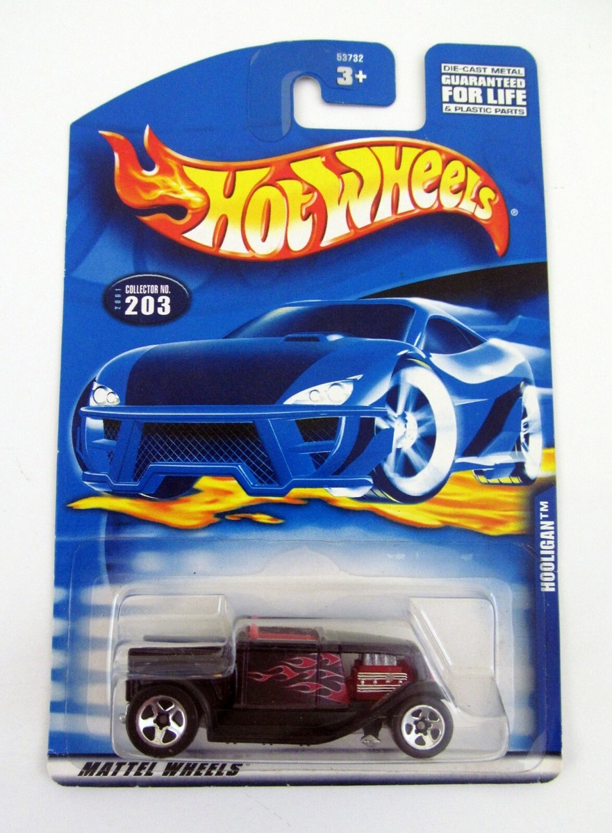 Hot Wheels Hooligan #203 Black Die-Cast Car 2001 | eBay