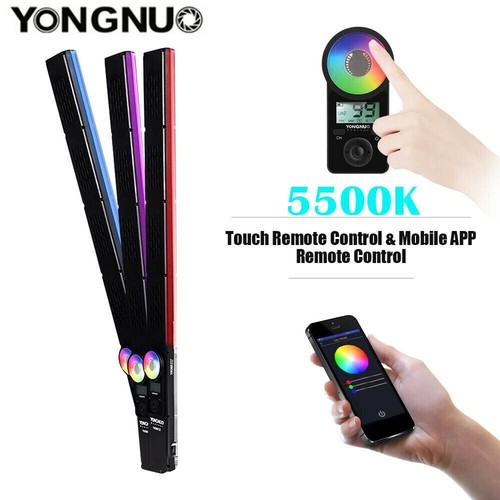 2x YONGNUO YN360III YN360 III Pro RGB LED Video Light Stick Remote Control 5500K - Picture 12 of 13